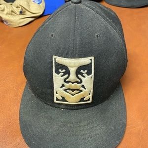 Obey Andre The Giant New Era Fitted Hat 7 3/8